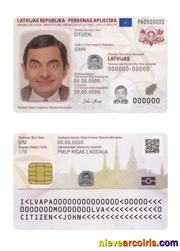 Latvia ID card, 2019 - present